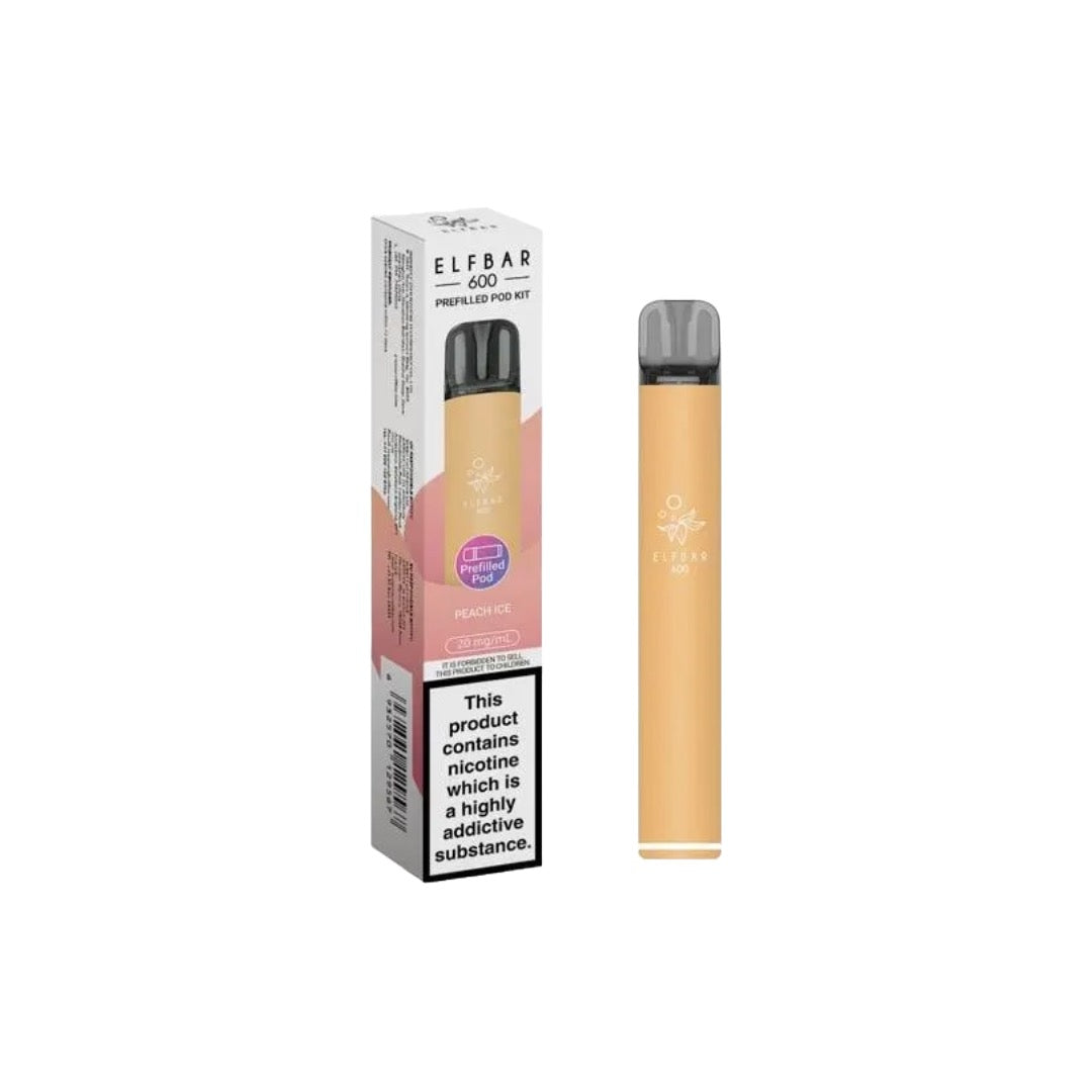 20mg Elf Bar 600 Prefilled Pod Vape Kit 600 Puffs