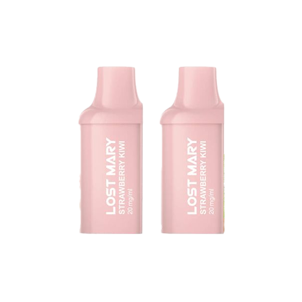 20mg Lost Mary BM600 Prefilled Replacement Pods 1200 Puffs - 2 Pcs