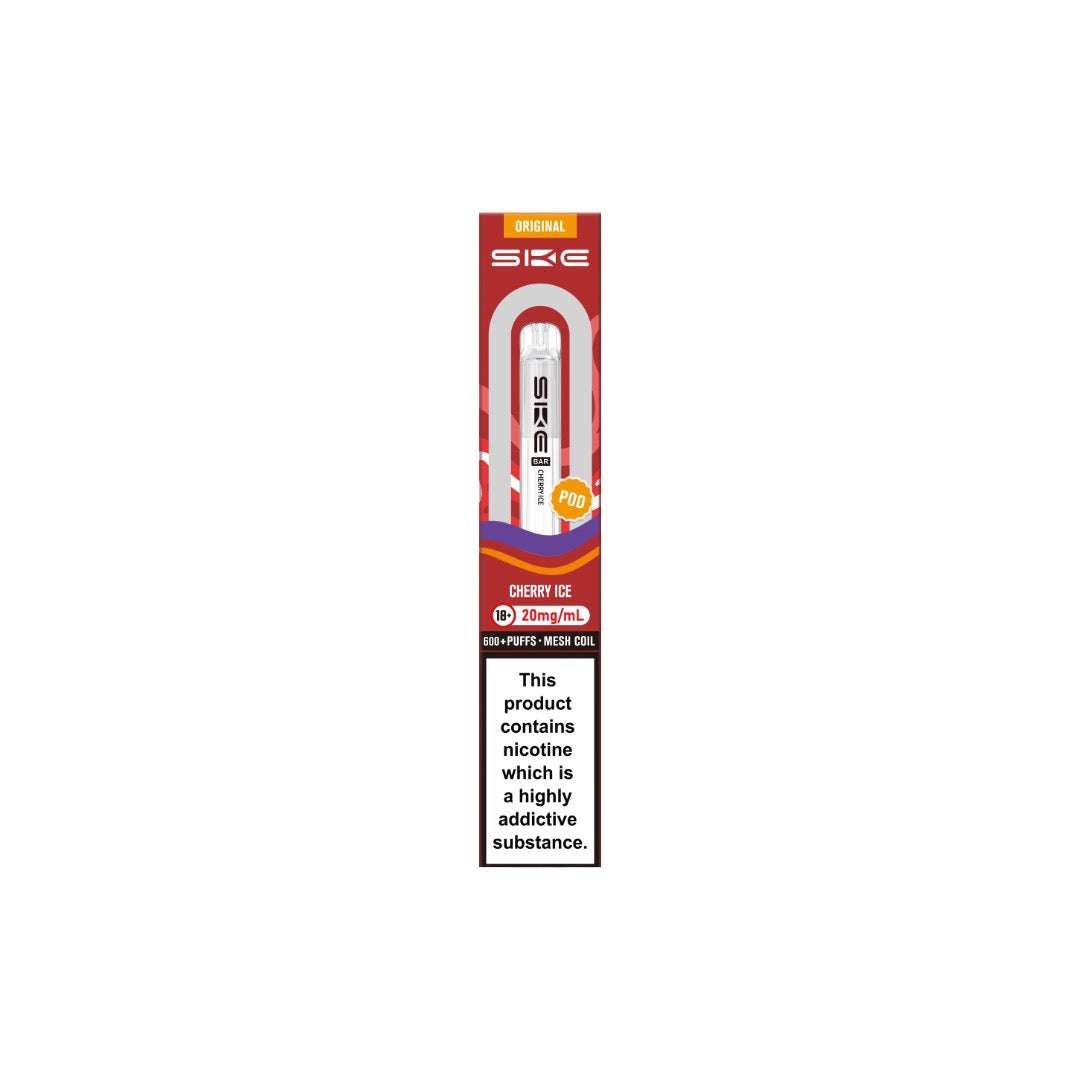 20mg SKE Bar 600 Replacement Prefilled Pods - 2 Pcs
