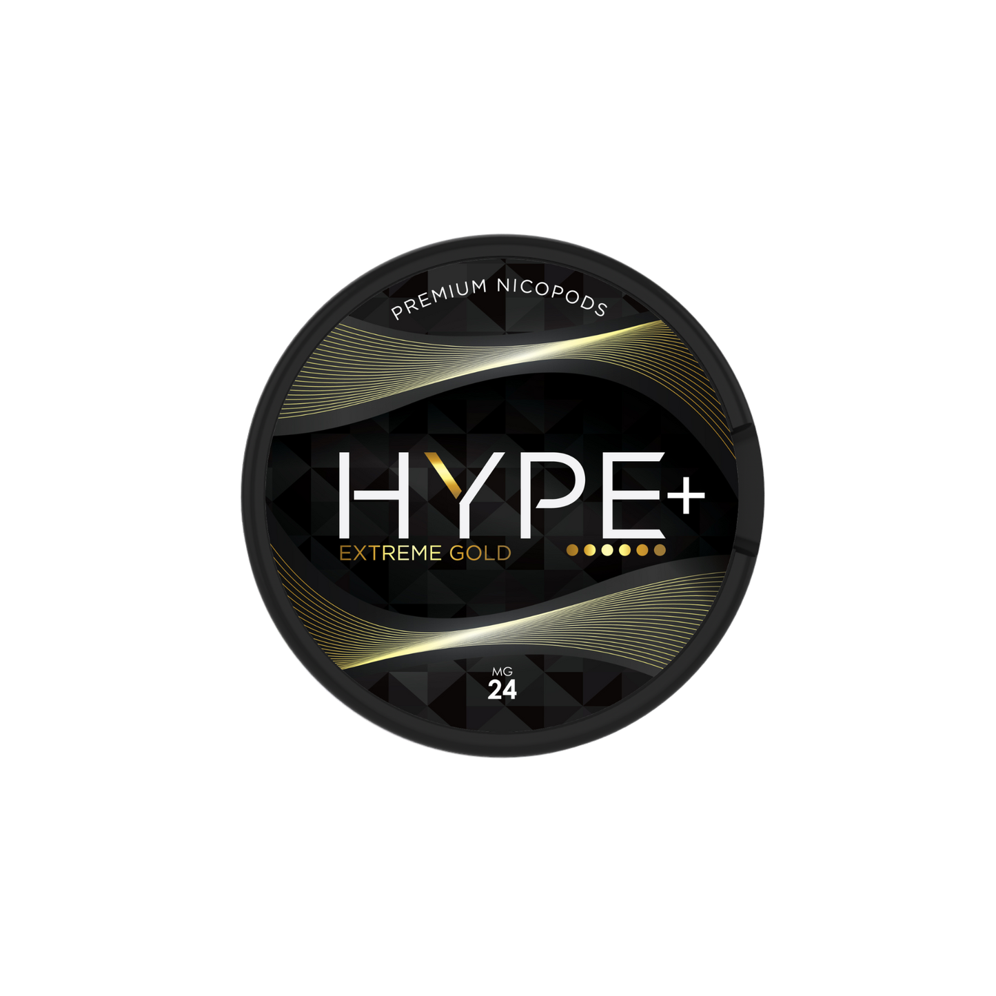 24mg Hype+ Nicotine Pouches - Extreme Gold - 20 Pouches