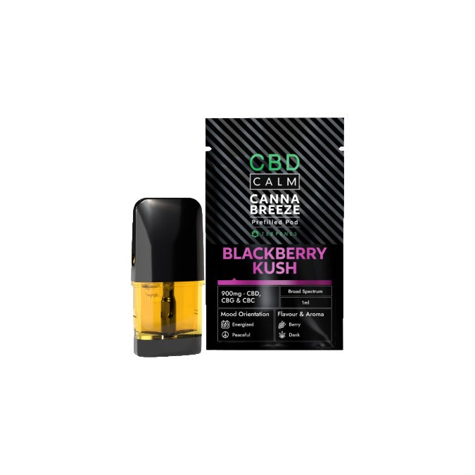 900mg CBD Calm Cannabreeze Prefilled Pod