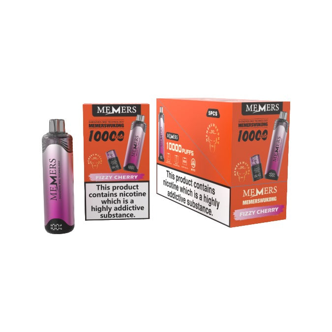 5 x 20mg Memers Wukong V10000 Prefilled Pod Vape Kit 10000 Puffs – (2 Free Kits With Every Box Of 5)