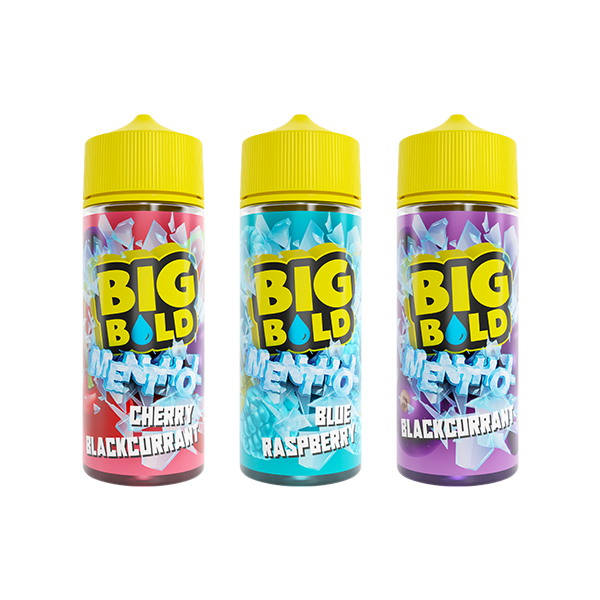 0mg Big Bold Menthol Series 100ml Shortfill (70VG/30PG)