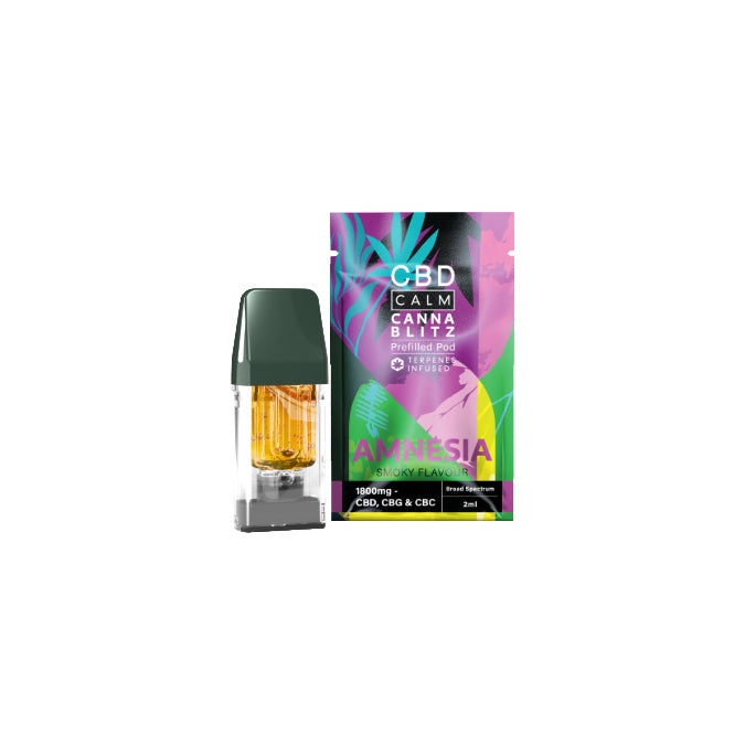 CBD Calm CANNABLITZ 1800mg CBD + CBG + CBC Prefilled Pod