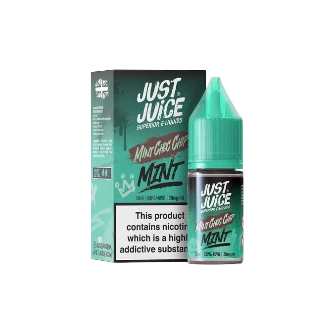 20mg Just Juice Mint 10ml Nic Salt (40VG/60PG)
