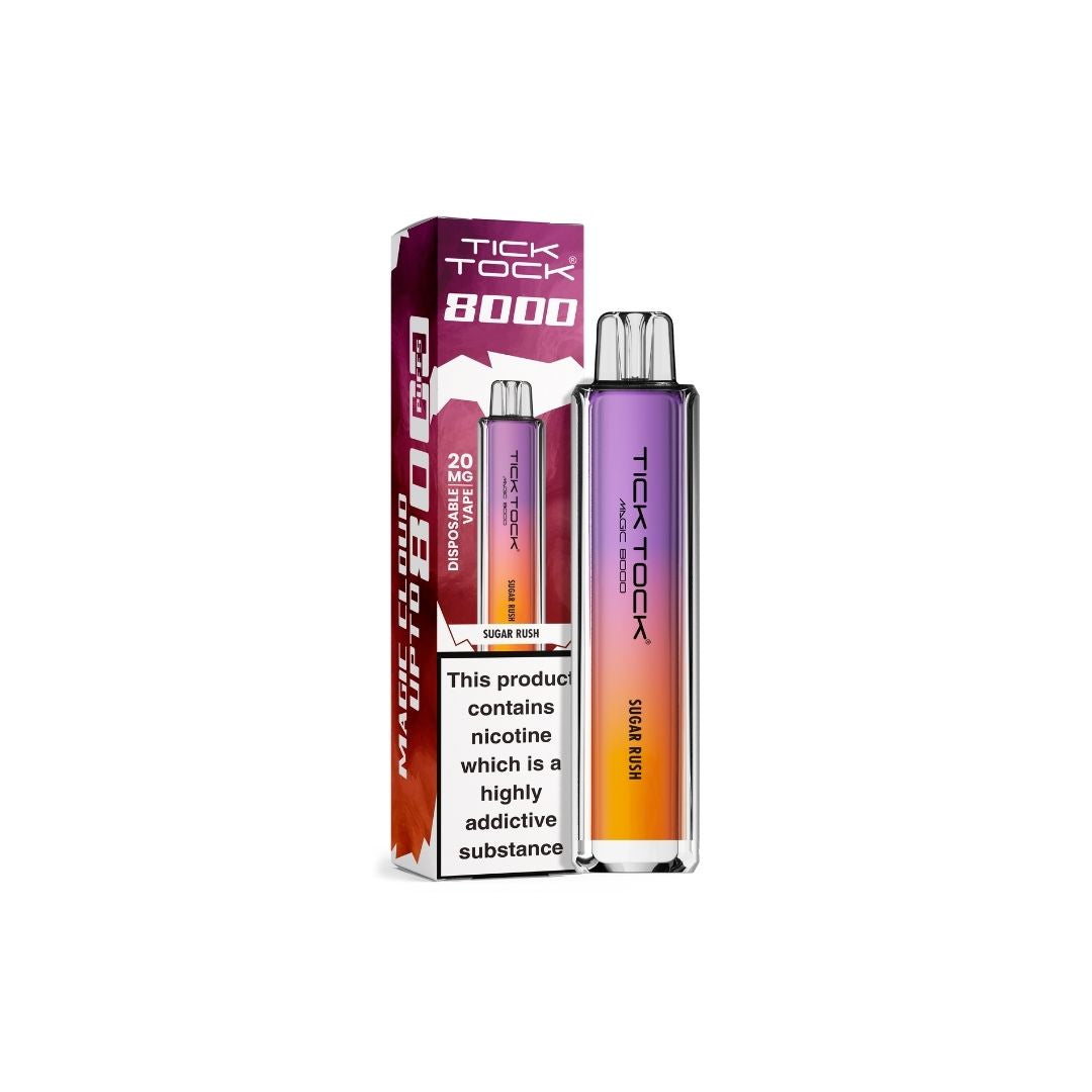 20mg Tick Tock Magic 8000 Prefilled Pod Kit 8000 Puffs