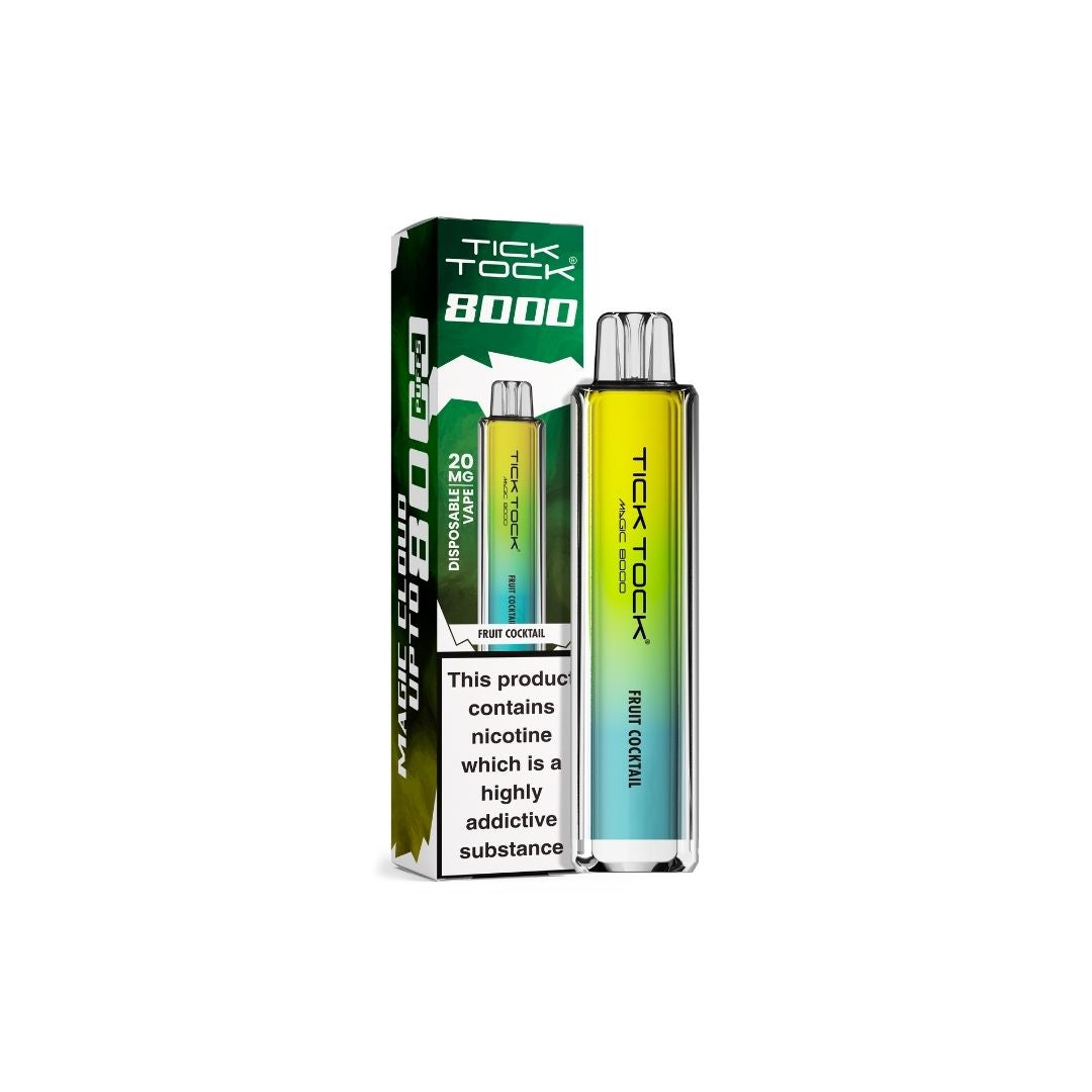 20mg Tick Tock Magic 8000 Prefilled Pod Kit 8000 Puffs