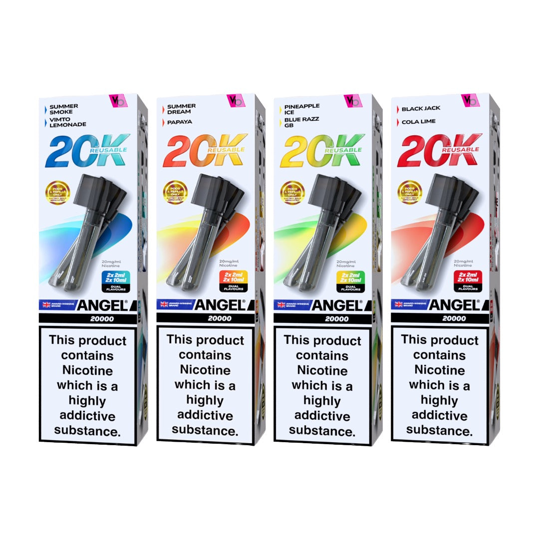 20mg Angel 20k Pods By Vapes Bars Holiday Edition Prefilled Pods