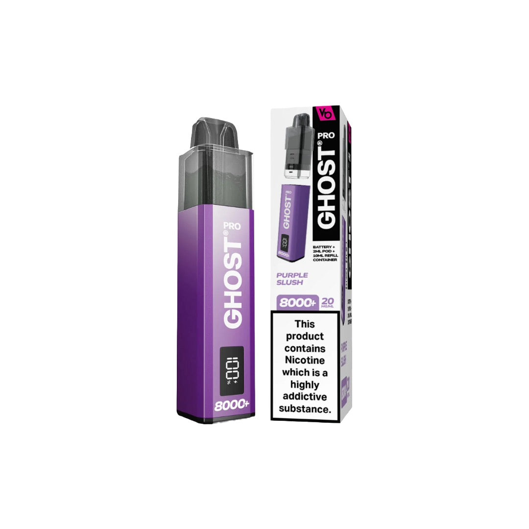 20mg Ghost Pro 8000+ By Vapes Bars Prefilled Pod Vape Kit