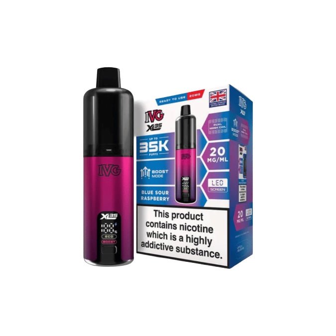 20mg IVG XL 35K Prefilled Pod Vape Kit 35000 Puffs