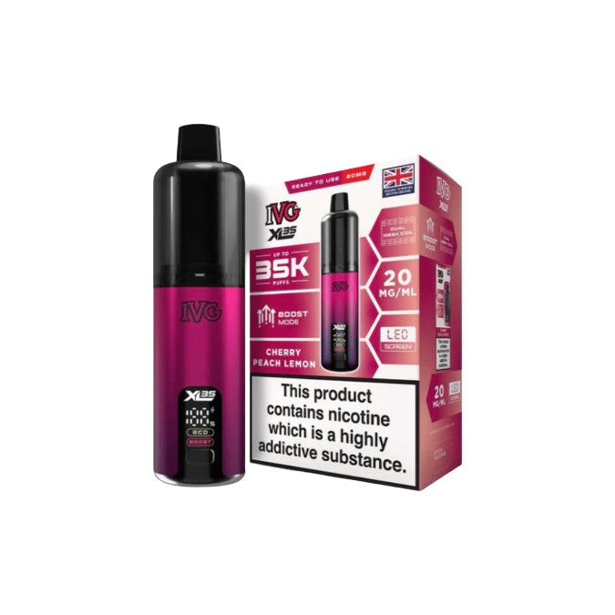 20mg IVG XL 35K Prefilled Pod Vape Kit 35000 Puffs