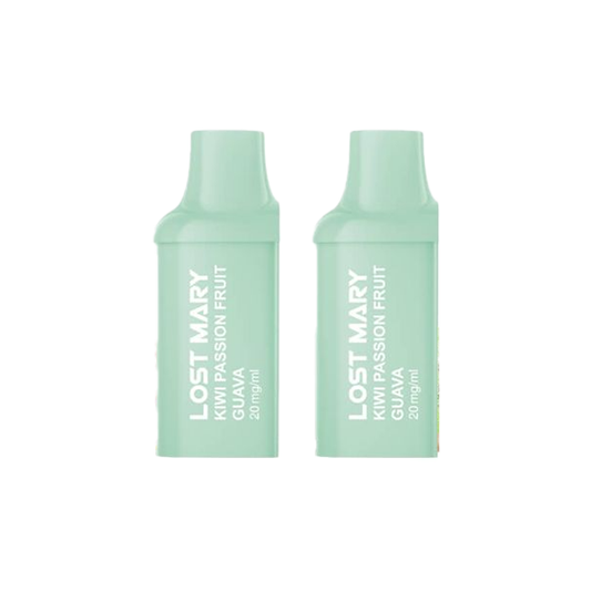 20mg Lost Mary BM600 Prefilled Replacement Pods 1200 Puffs - 2 Pcs