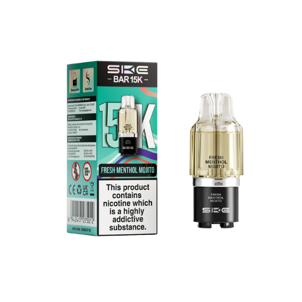 20mg SKE Bar 15K Prefilled Pod 15000 Puffs - 1Pc