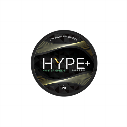 20mg Hype+ Nicotine Pouches - Wintergreen - 20 Pouches