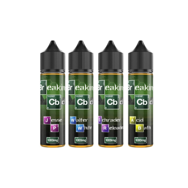 Breaking CBD 1000mg CBD Isolate E-liquid 50ml (50PG/50VG)