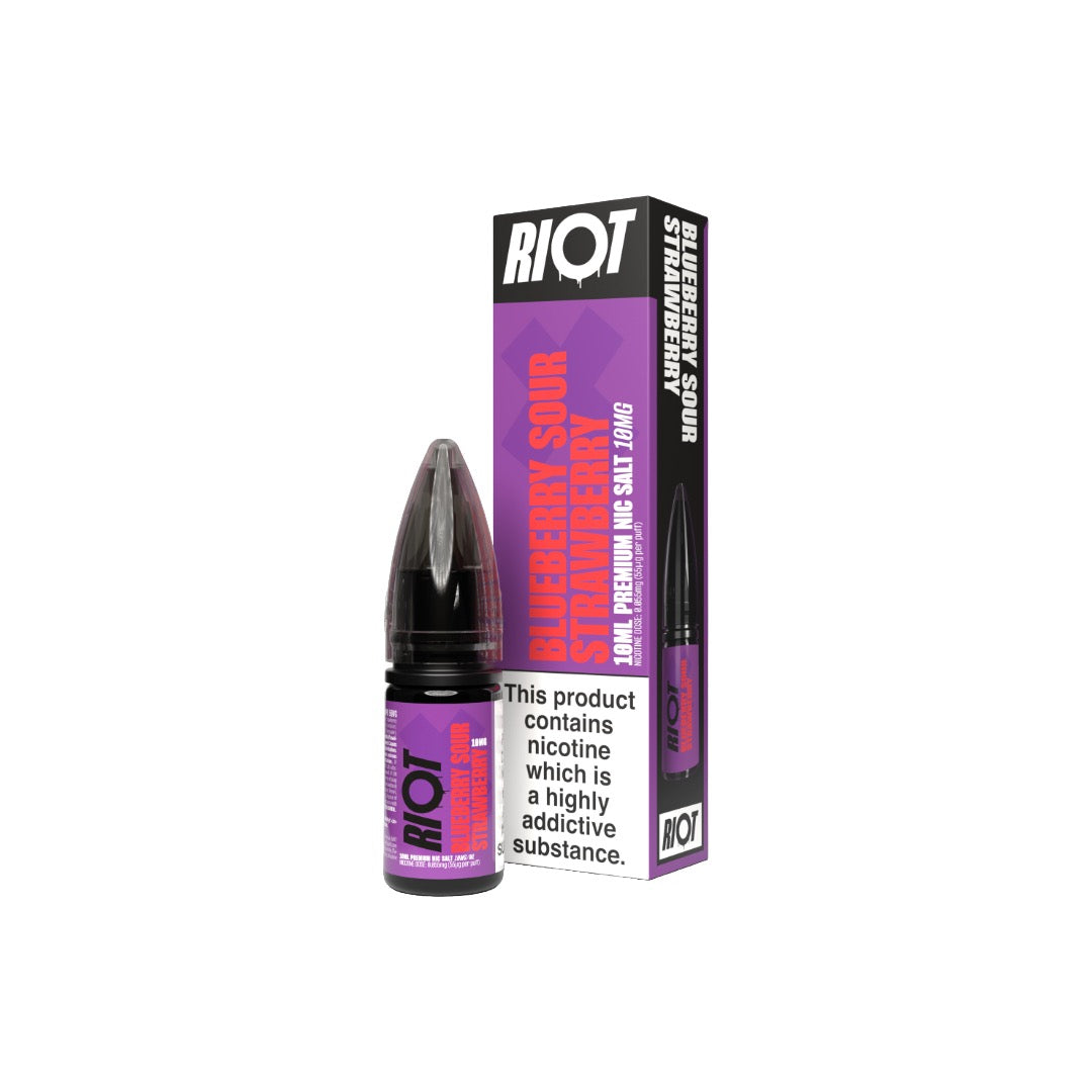10mg RIOT X Premium Nic Salts - 10ml