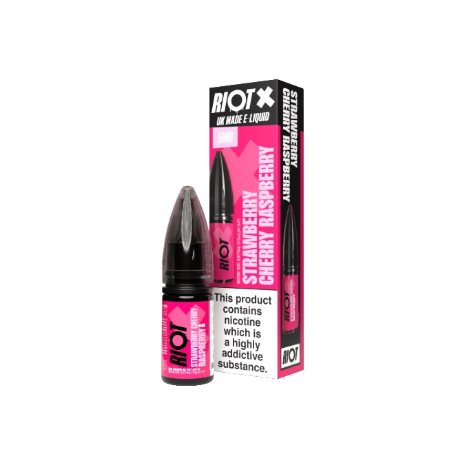 5mg RIOT X Premium Nic Salts - 10ml