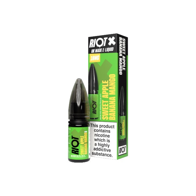 10mg RIOT X Premium Nic Salts - 10ml