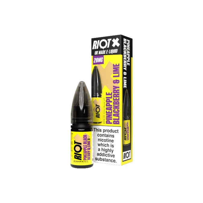 20mg RIOT X Premium Nic Salts - 10ml