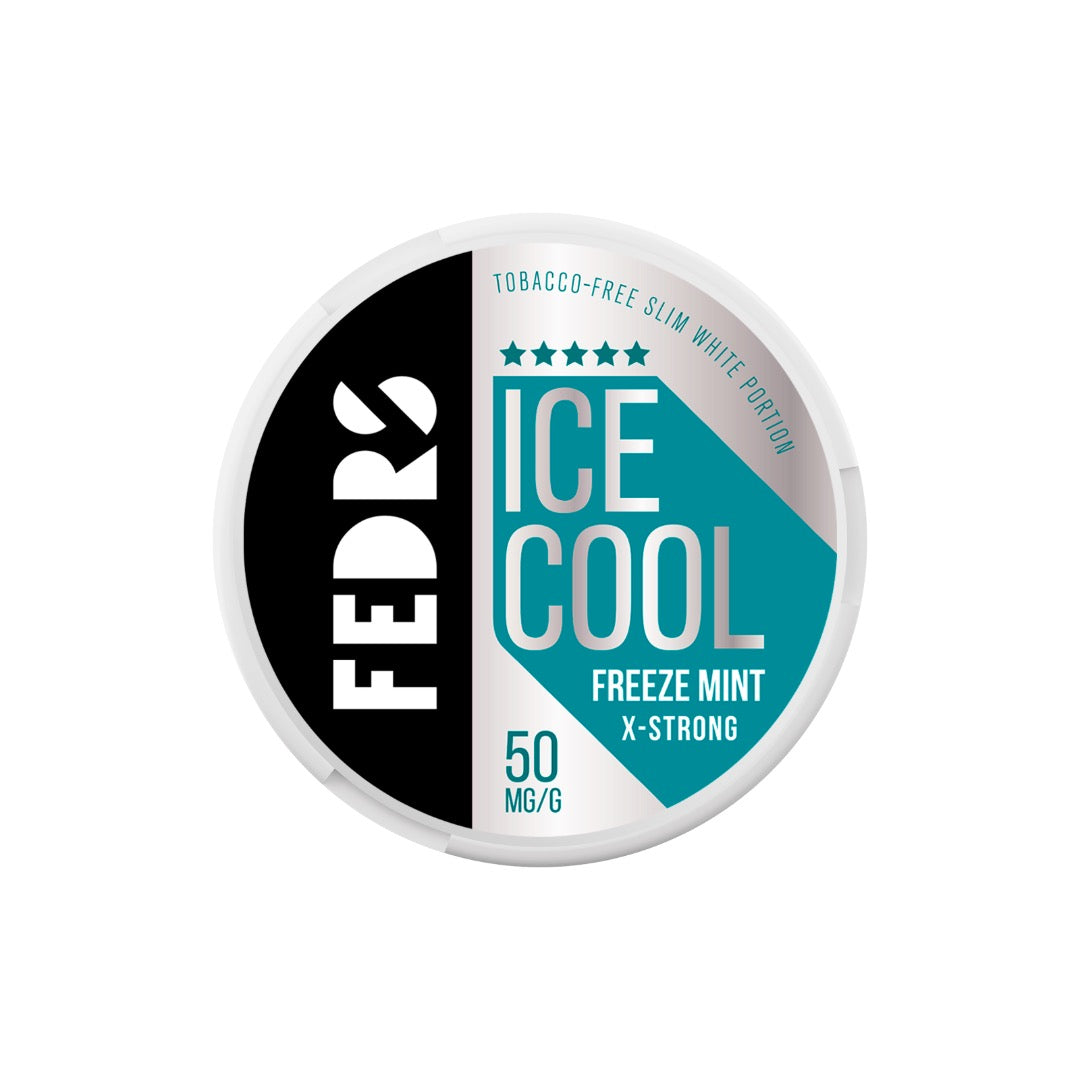 50mg FEDRS Ice Cool X-Strong Nicotine Pouch - 20 Pouches