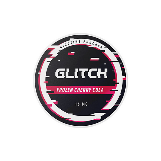 16mg Glitch Regular Nicotine Pouches - 20 Pouches