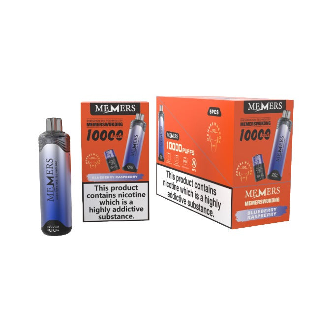 5 x 20mg Memers Wukong V10000 Prefilled Pod Vape Kit 10000 Puffs – (2 Free Kits With Every Box Of 5)