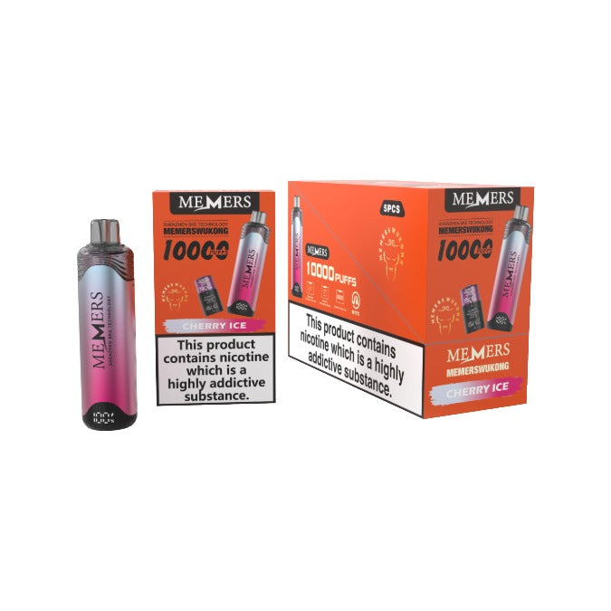 5 x 20mg Memers Wukong V10000 Prefilled Pod Vape Kit 10000 Puffs – (2 Free Kits With Every Box Of 5)