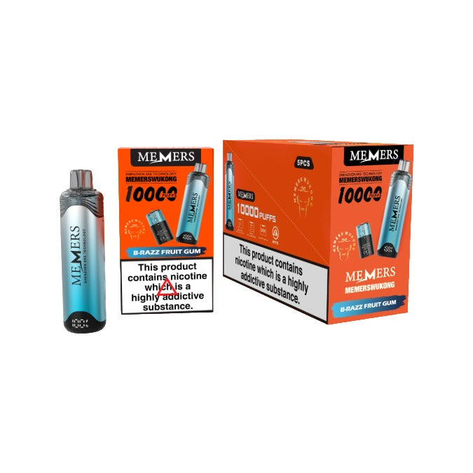 5 x 20mg Memers Wukong V10000 Prefilled Pod Vape Kit 10000 Puffs – (2 Free Kits With Every Box Of 5)