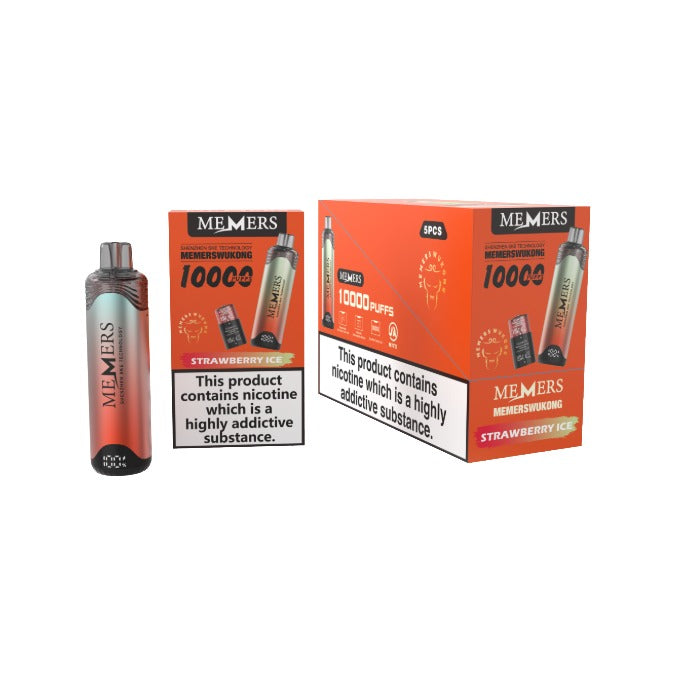 5 x 20mg Memers Wukong V10000 Prefilled Pod Vape Kit 10000 Puffs – (2 Free Kits With Every Box Of 5)