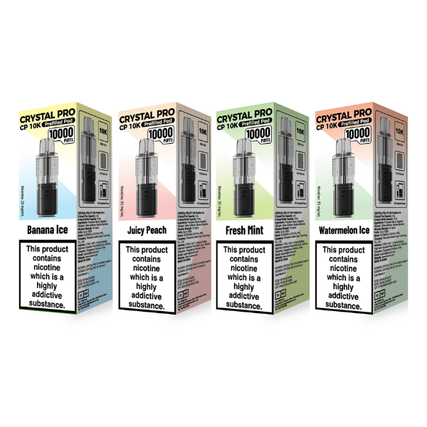20mg Crystal Pro CP 10K Prefilled Pod 10000 Puffs - 1Pc