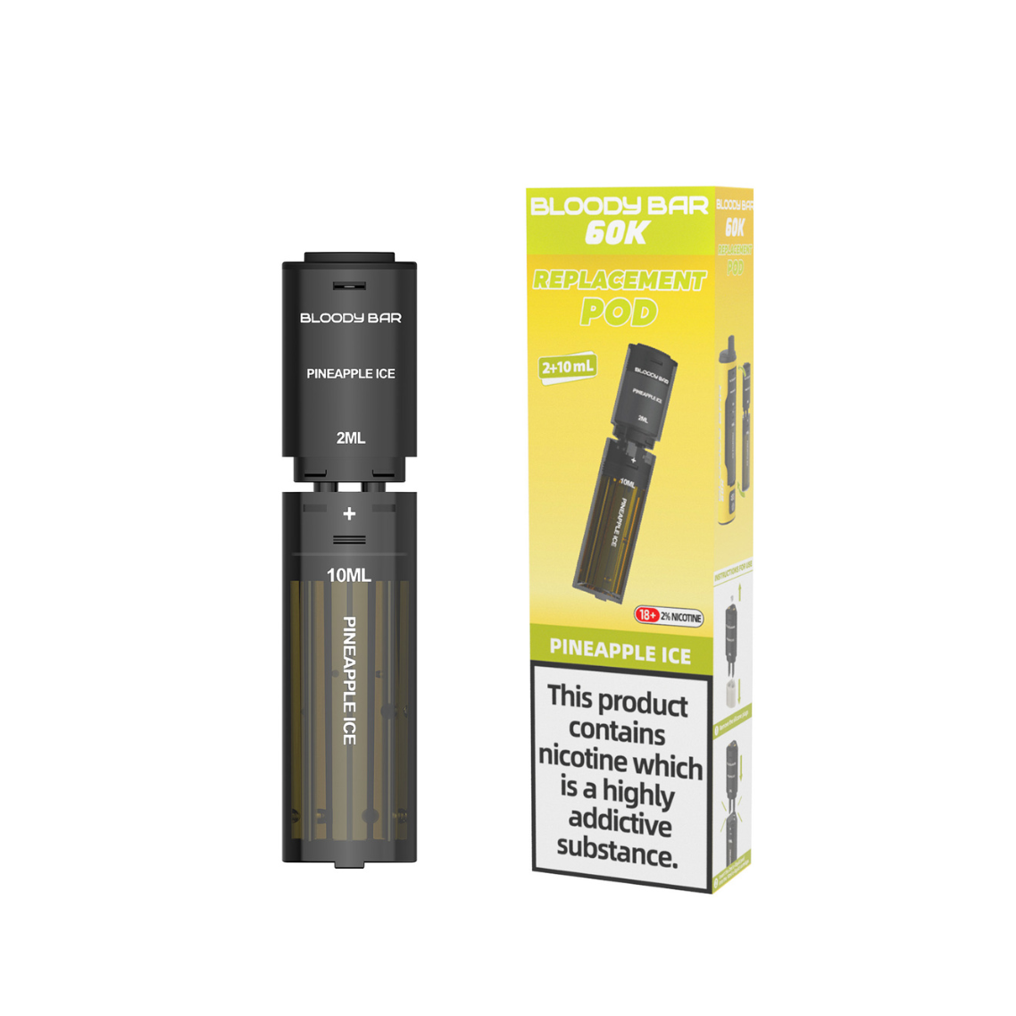 20mg Bloody Bar 60K Prefilled Pods 60000 Puffs - 1 Pc