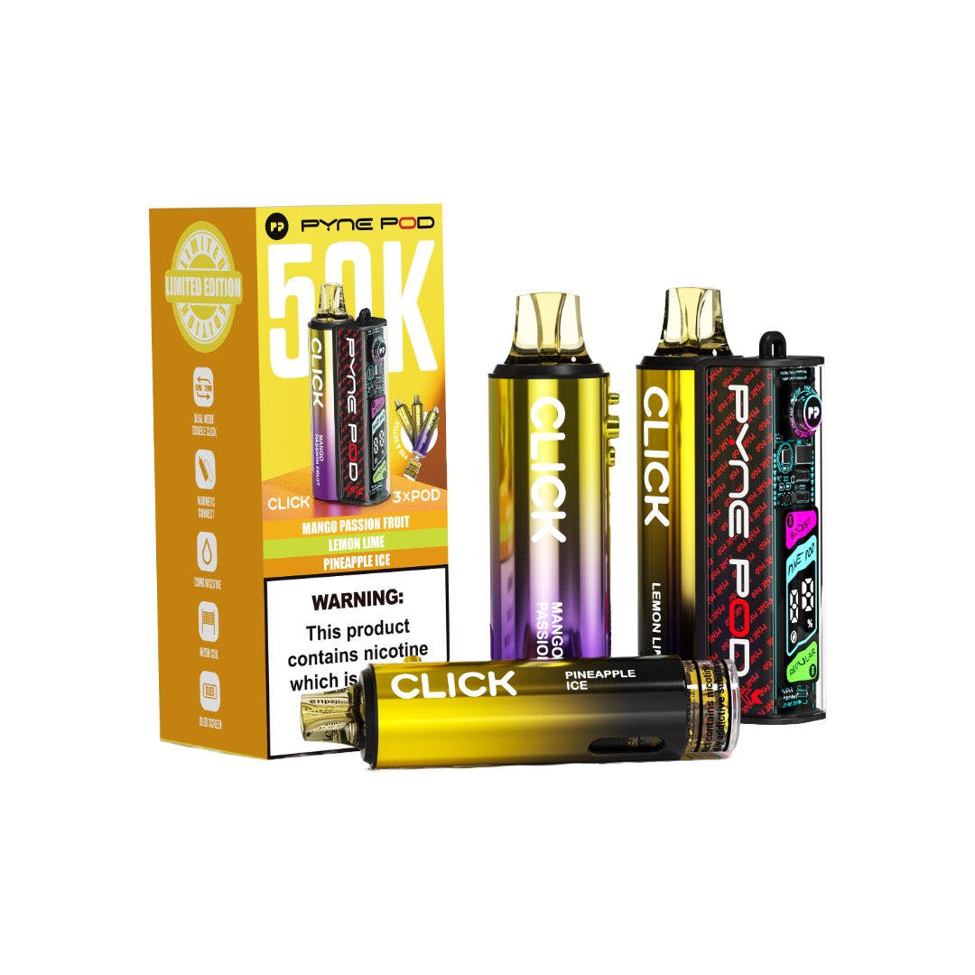20mg Pyne Pod Click 50K Prefilled Pod Vape Kit