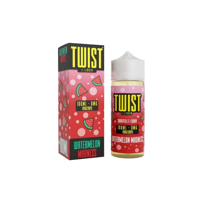 0mg Twist E-liquids 100ml Shortfill (70VP/30PG)