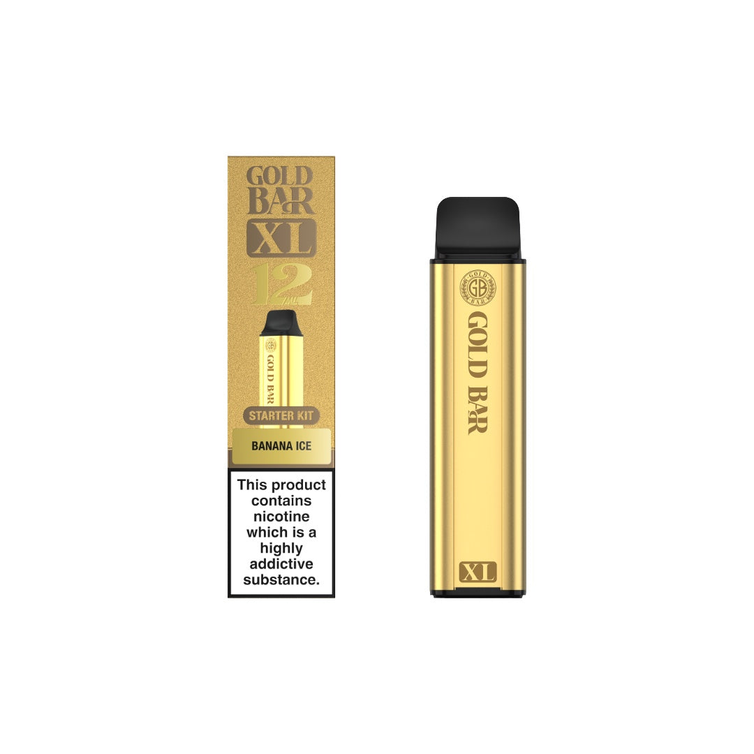 20mg Gold Bar XL Prefilled Pod Vape Kit 10000 Puffs