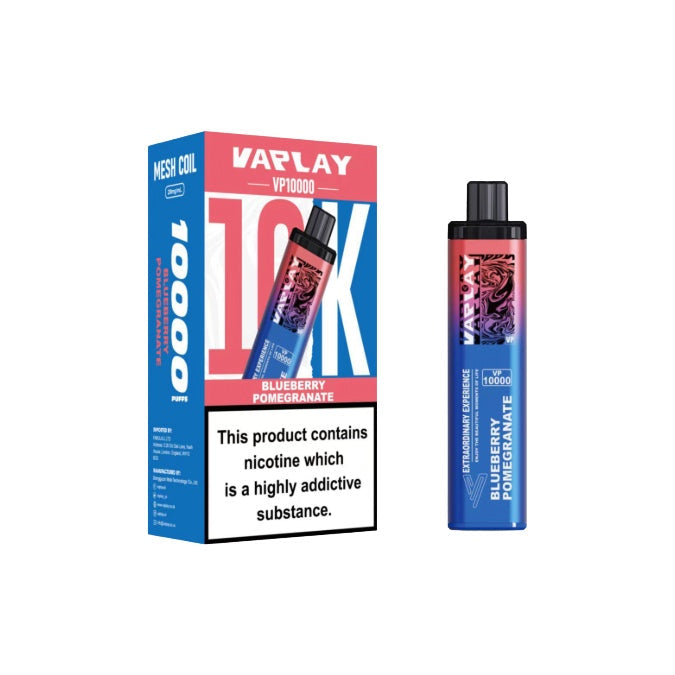 20mg Vaplay Royal 10k Prefilled Pod Vape Kit 10000 puffs