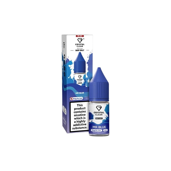 5mg Crystal Clear Bar Salt 10ml (50VG/50PG)