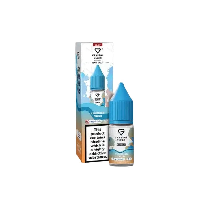 5mg Crystal Clear Bar Salt 10ml (50VG/50PG)