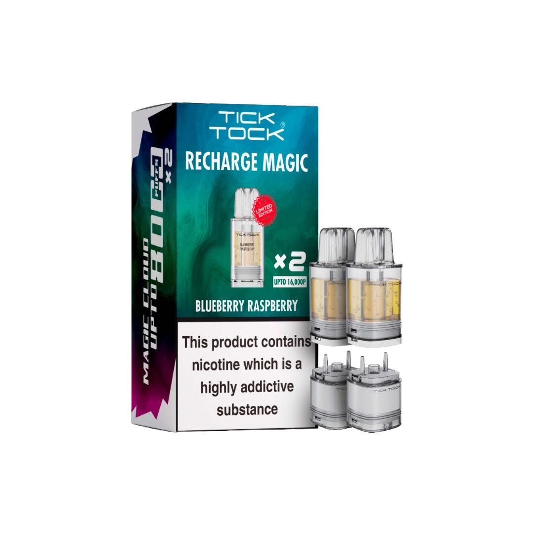 Tick Tock Recharge MAGIC 8K Prefilled Pods  8000 Puffs