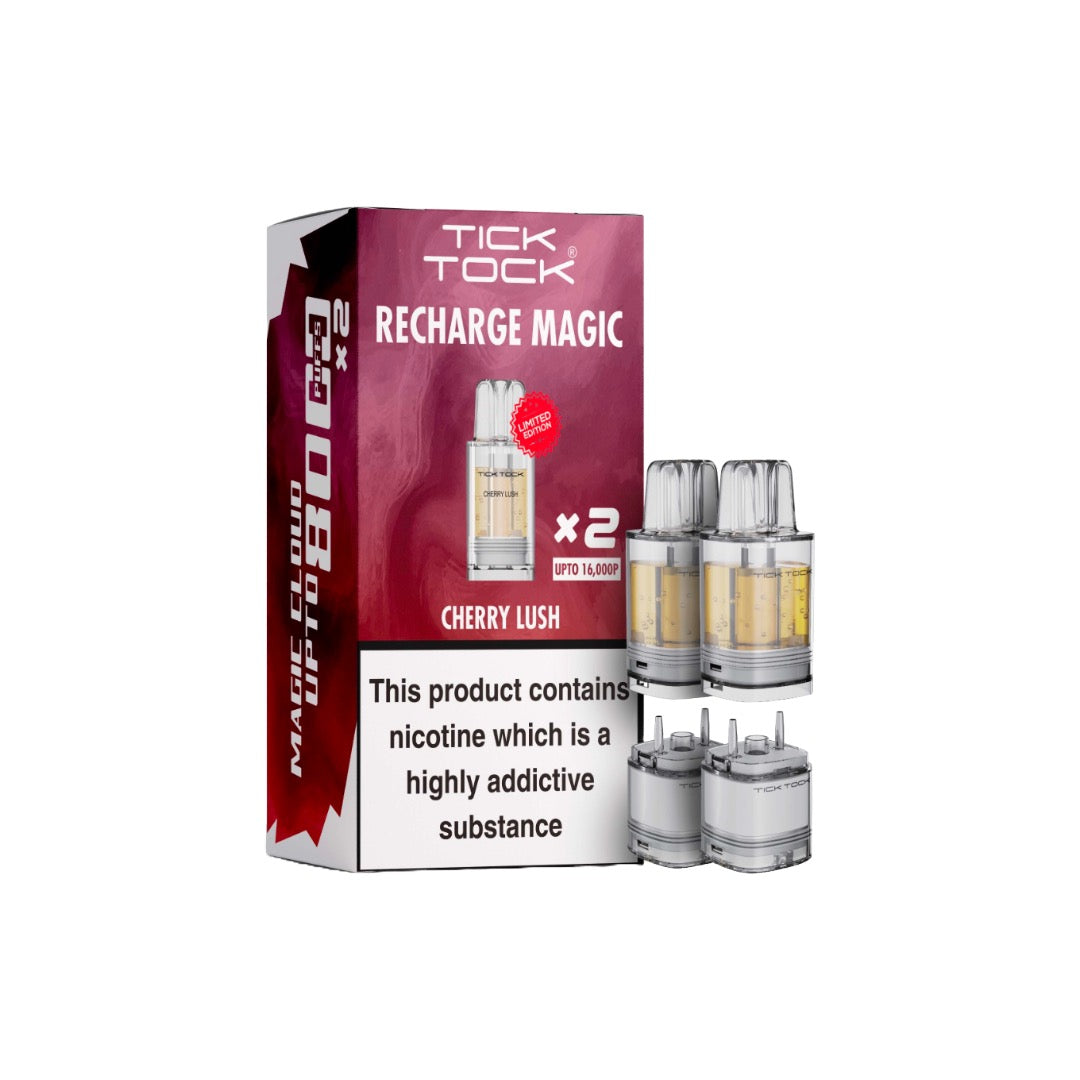 Tick Tock Recharge MAGIC 8K Prefilled Pods  8000 Puffs