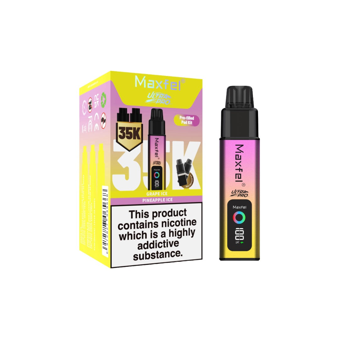 Maxfel Ultra Pro 35k Puffs Prefilled Vape Pod Kit