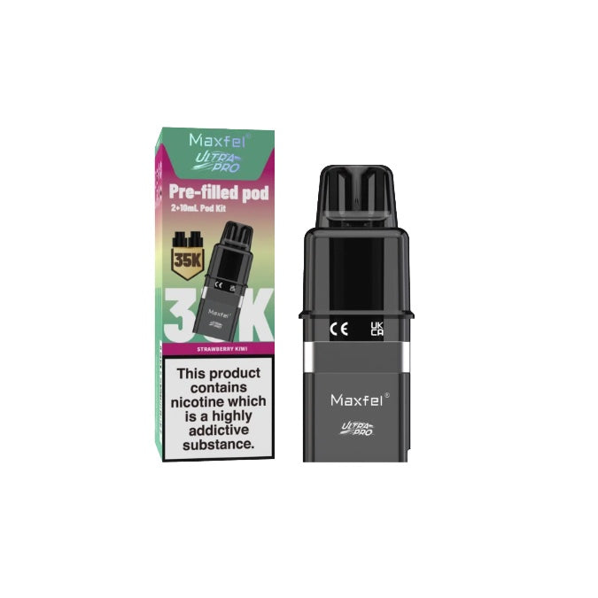 20mg Maxfel Ultra Pro Replacement Prefilled Pods 17500 Puffs