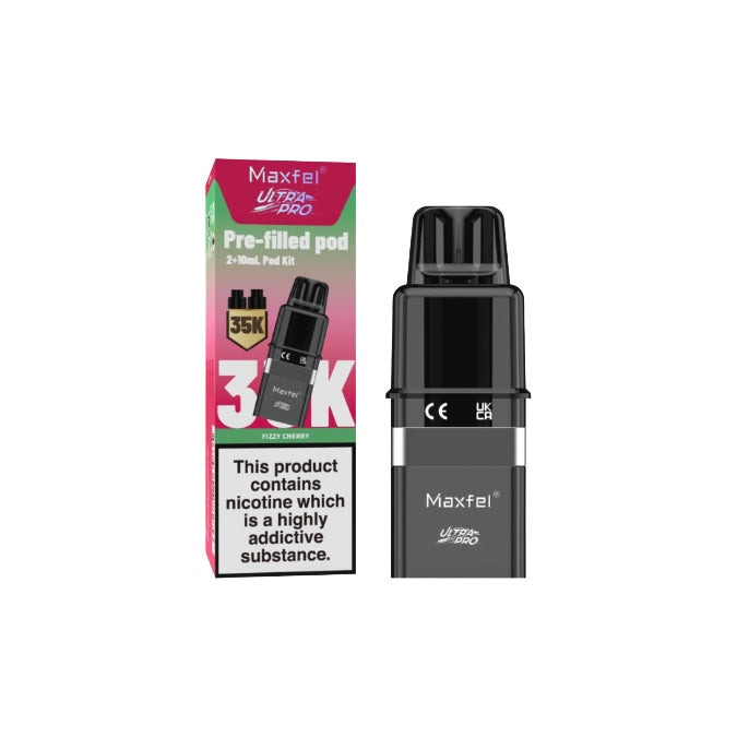 20mg Maxfel Ultra Pro Replacement Prefilled Pods 17500 Puffs