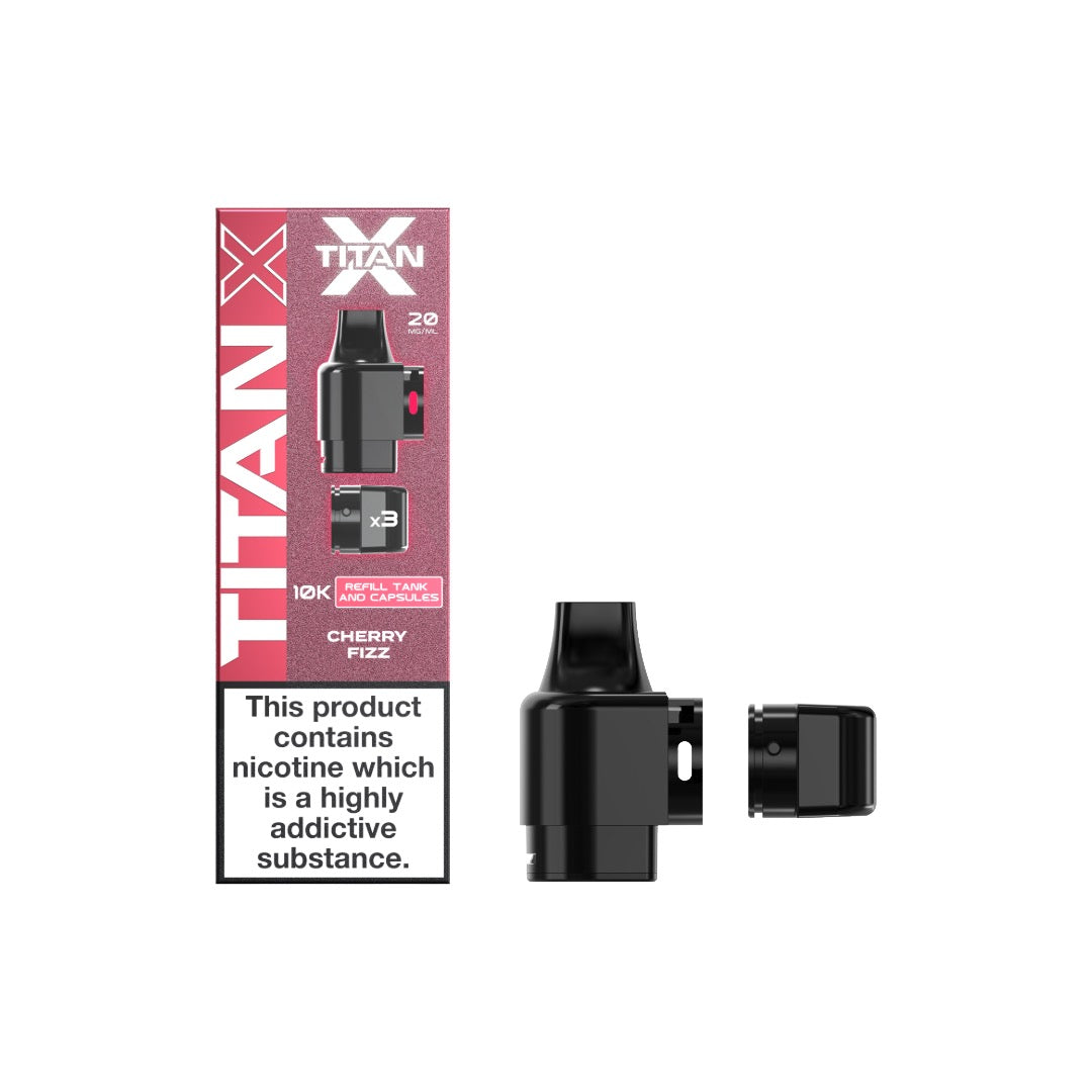 20mg Titan X 10k Puff Prefilled Pods