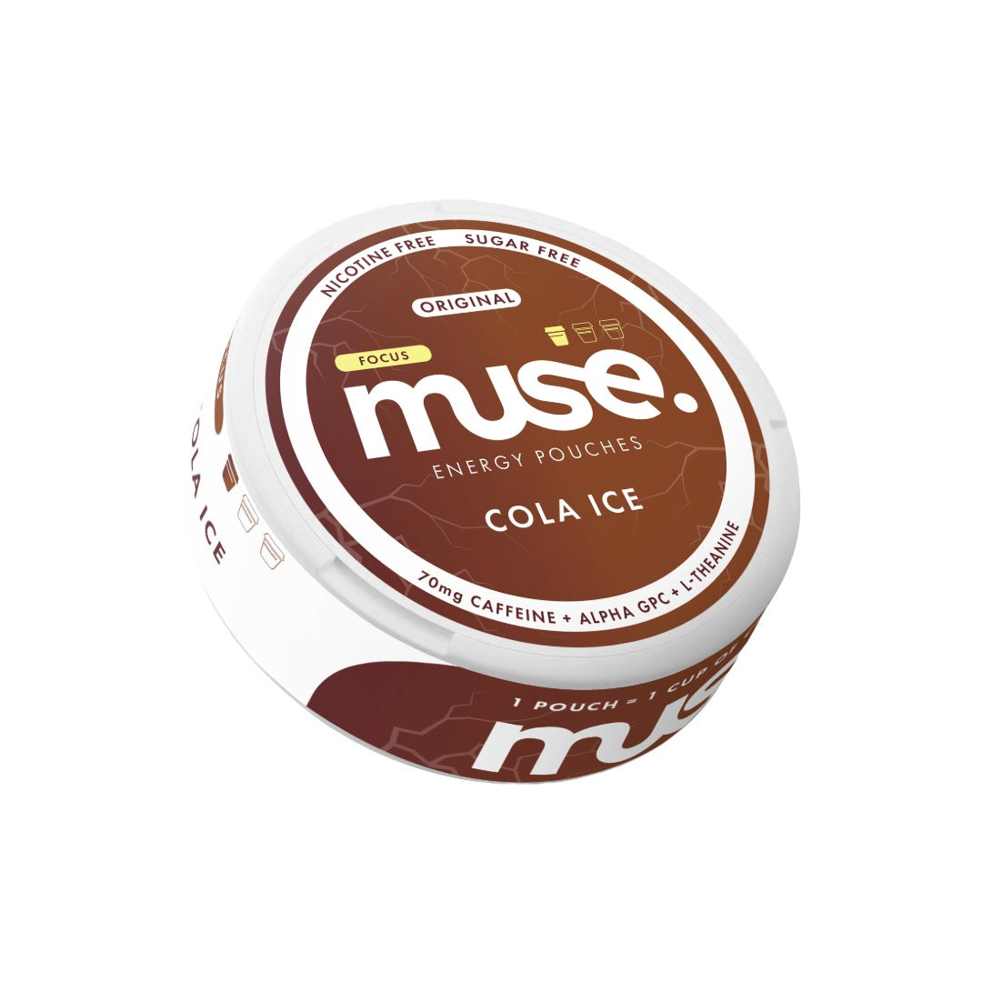 70mg Muse Focus Energy Pouches (UK Made) - 20 Pouches