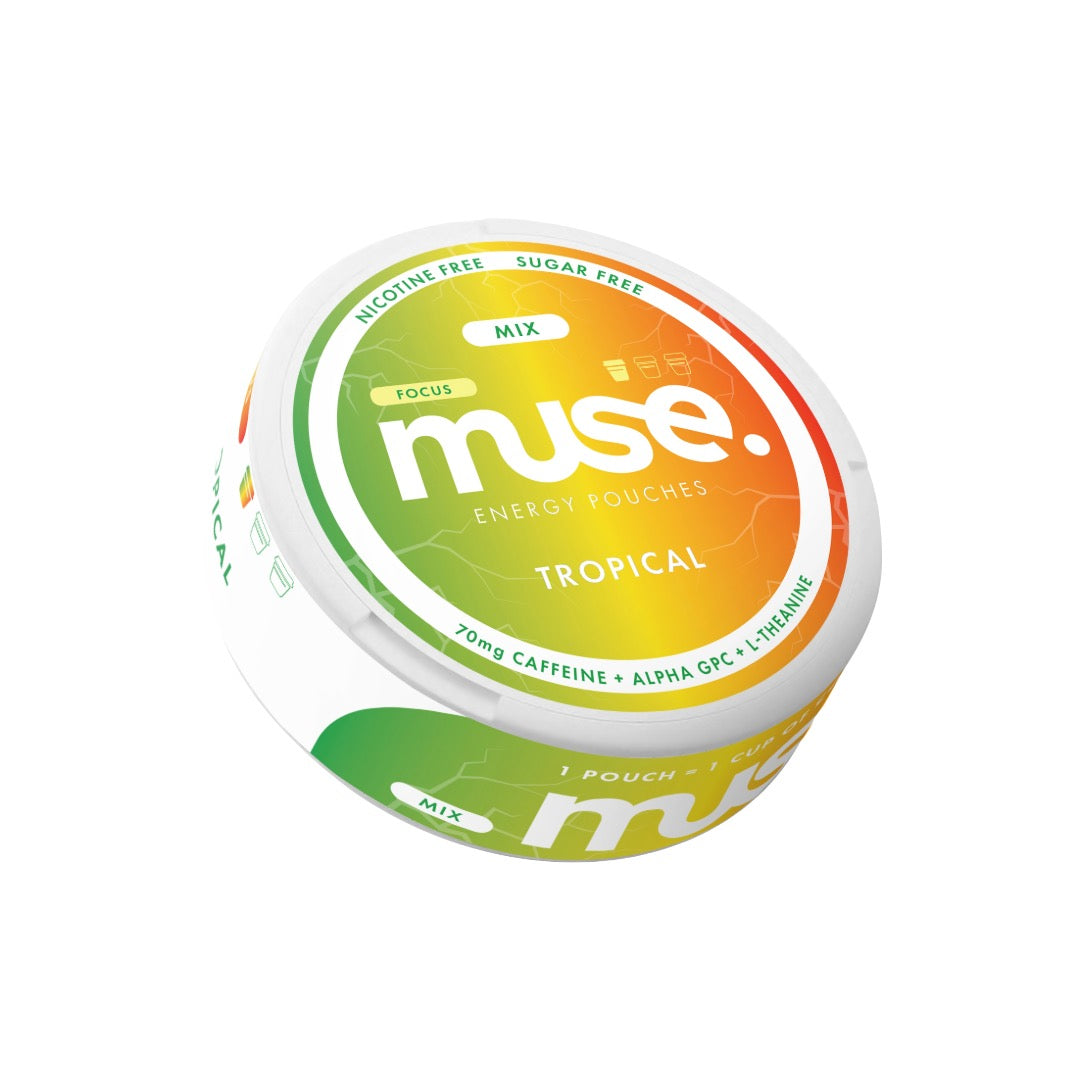 70mg Muse Focus Energy Pouches (UK Made) - 20 Pouches